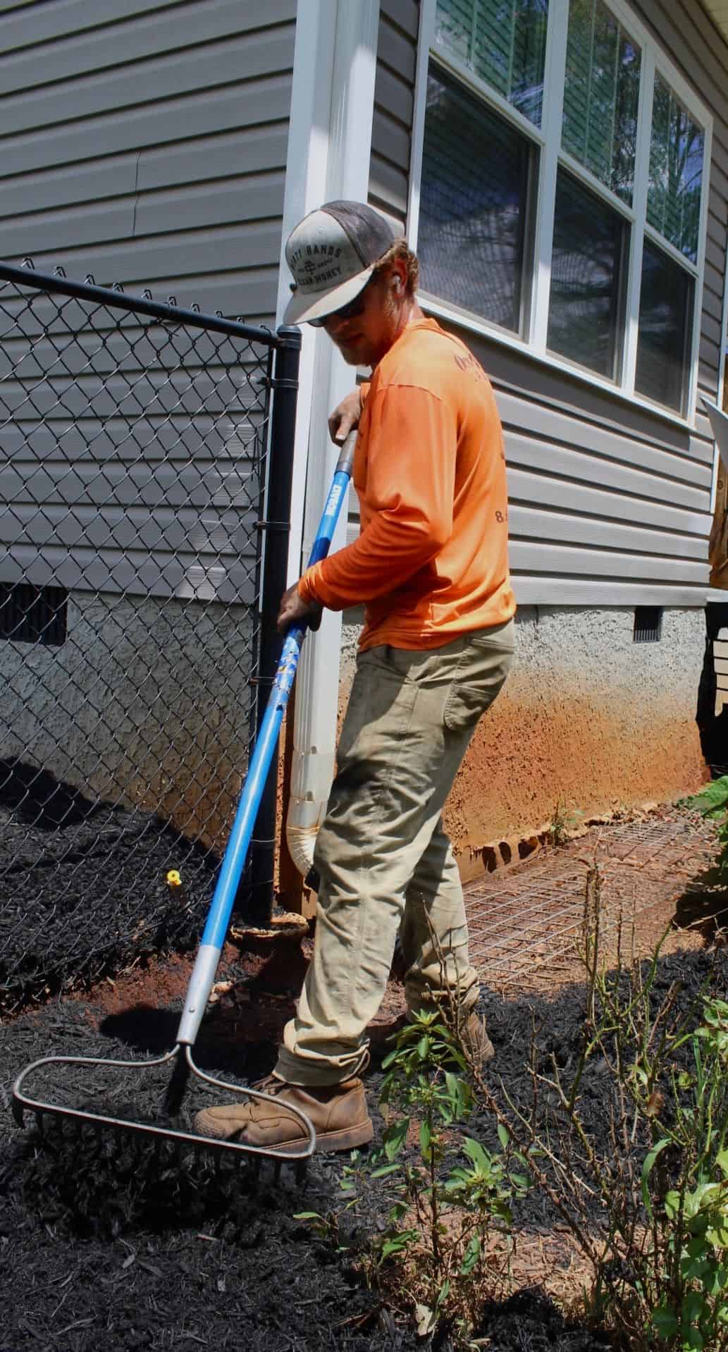 Mulch & Pine Needle Installation image