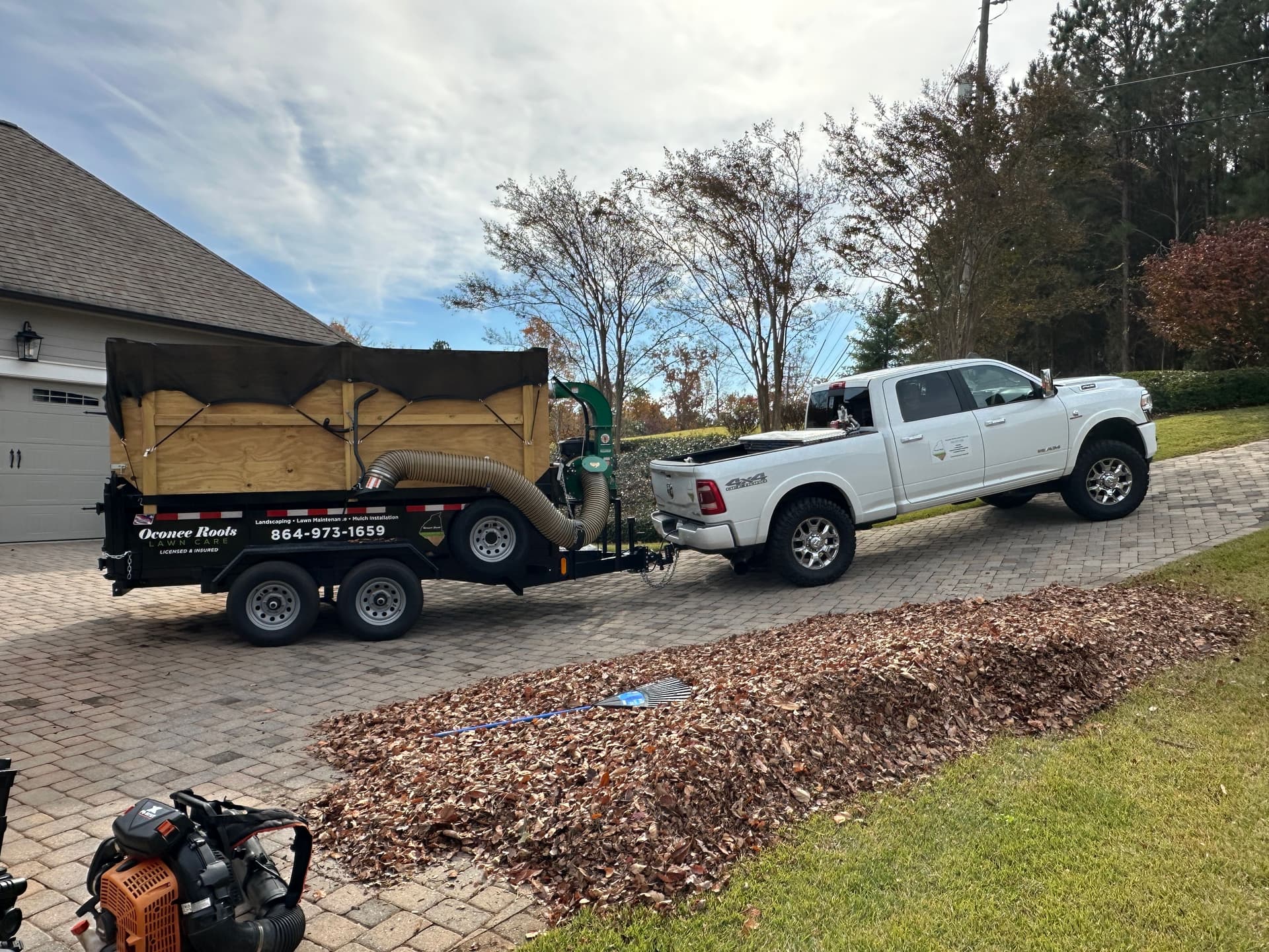 Leaf Cleanup Made Easy with Oconee Roots Lawn Care