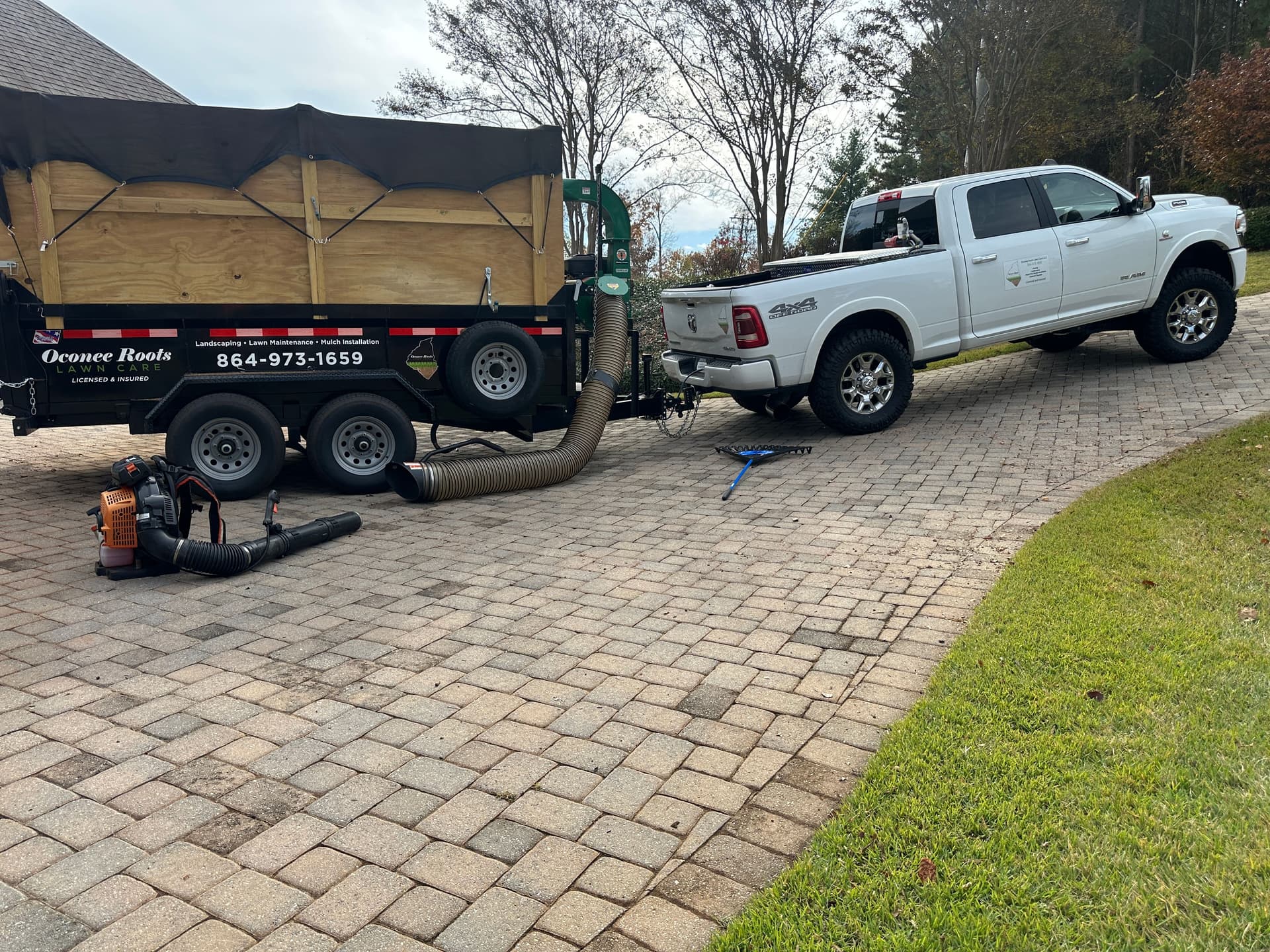 Leaf Cleanup Made Easy with Oconee Roots Lawn Care