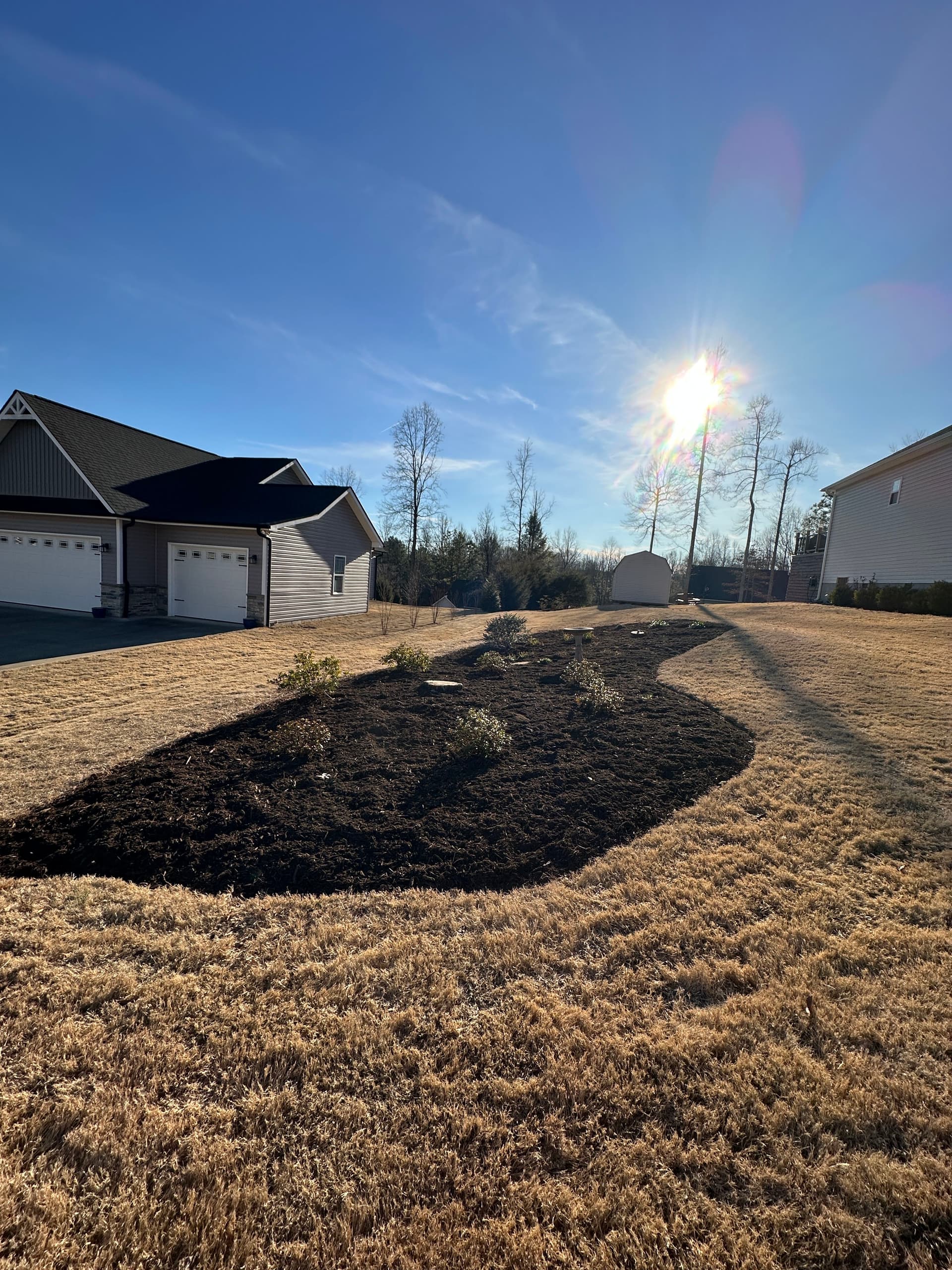 Gallery photos for Fresh Mulch Installation and Garden Bed Renewal: Image #3