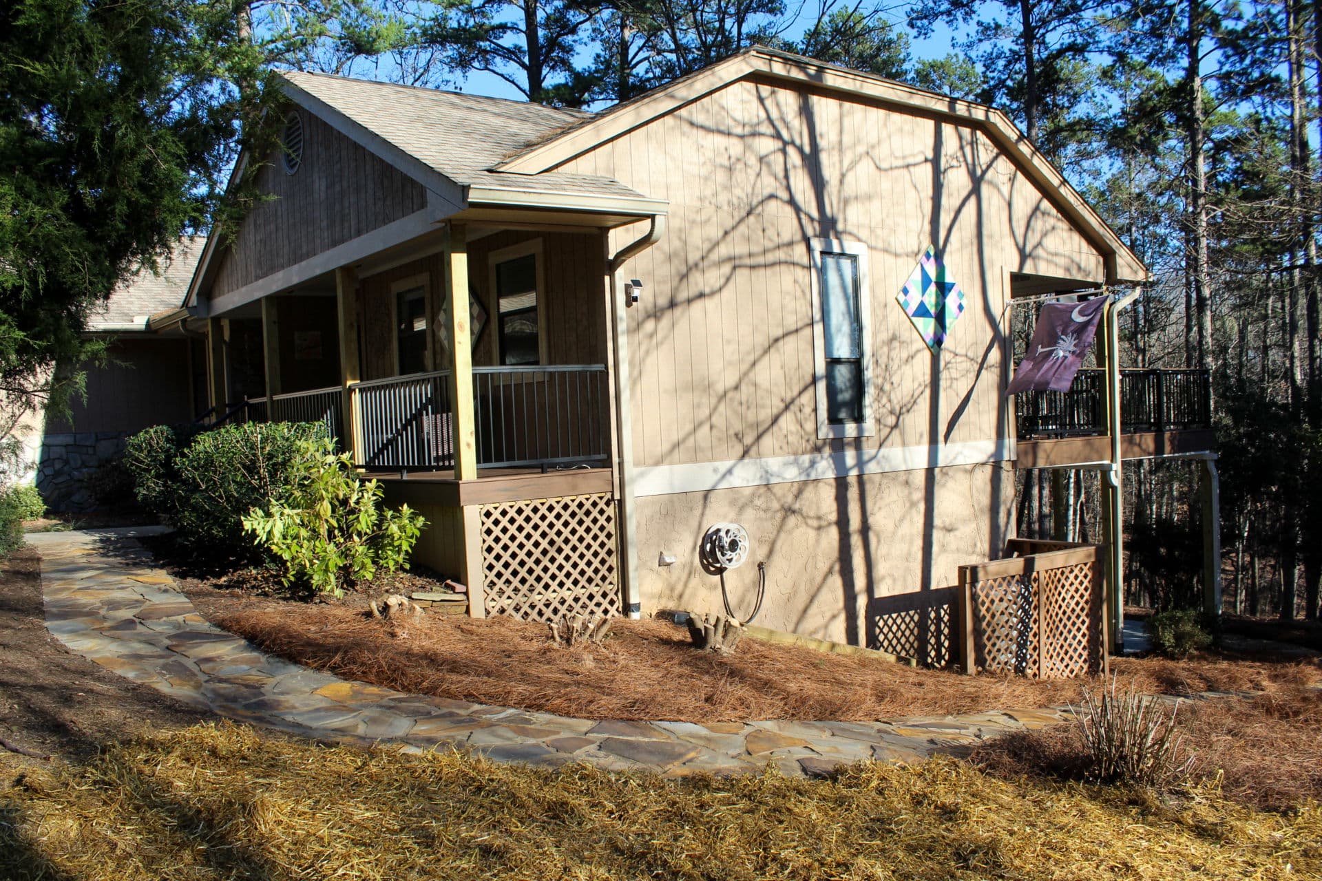 Gallery photos for Natural Flagstone Walkway Enhancement at Keowee: Image #2