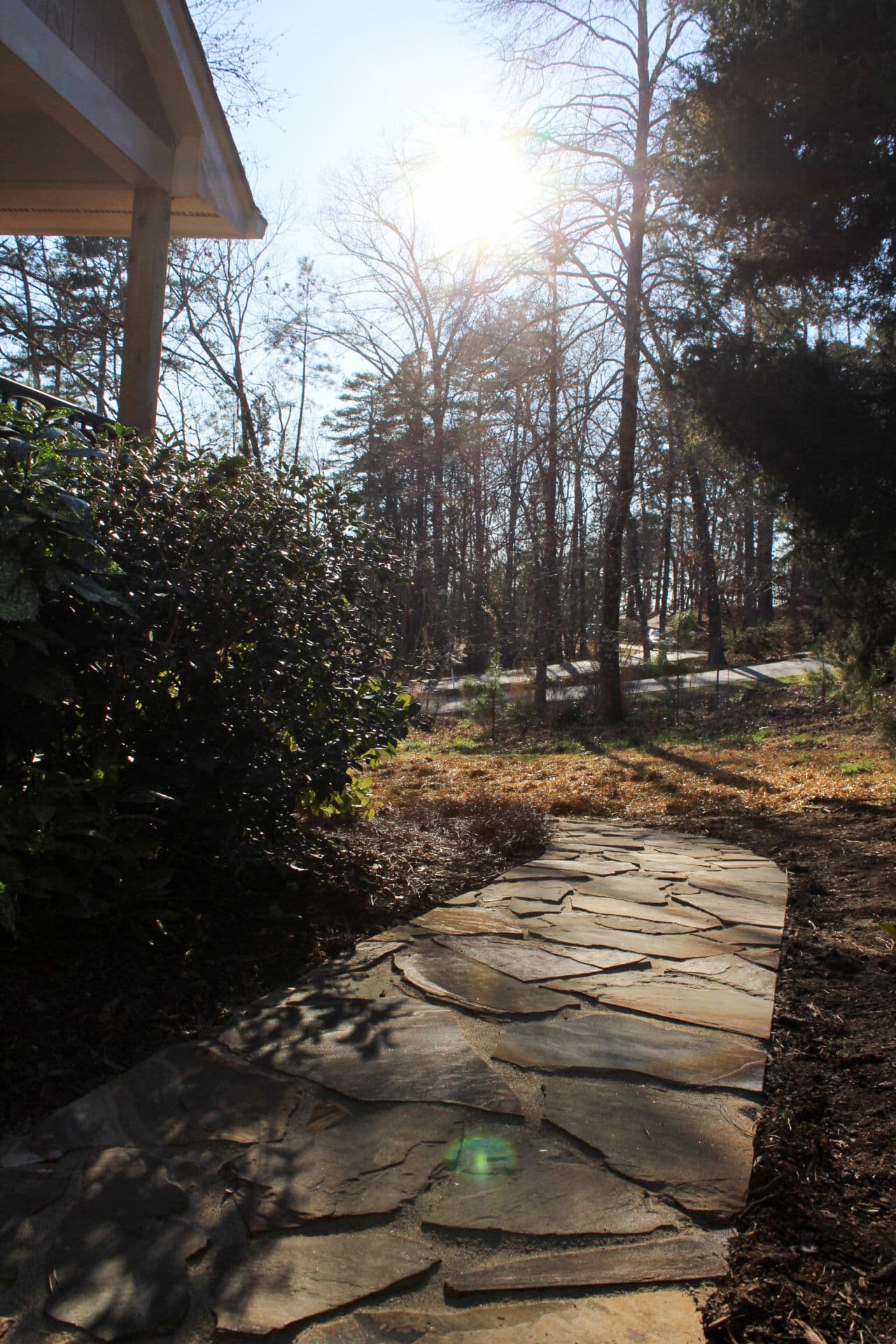 Natural Flagstone Walkway Enhancement at Keowee image